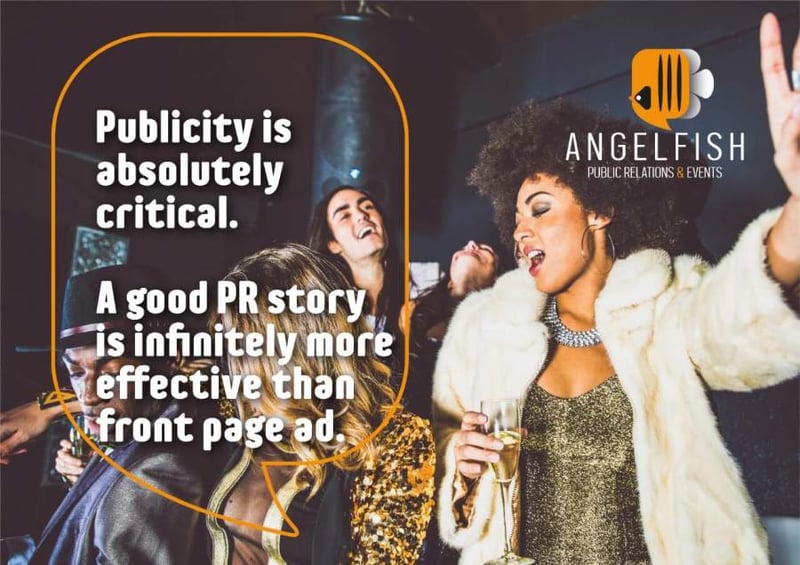 Angelfish PR & Events gets a fresh and edgy new look