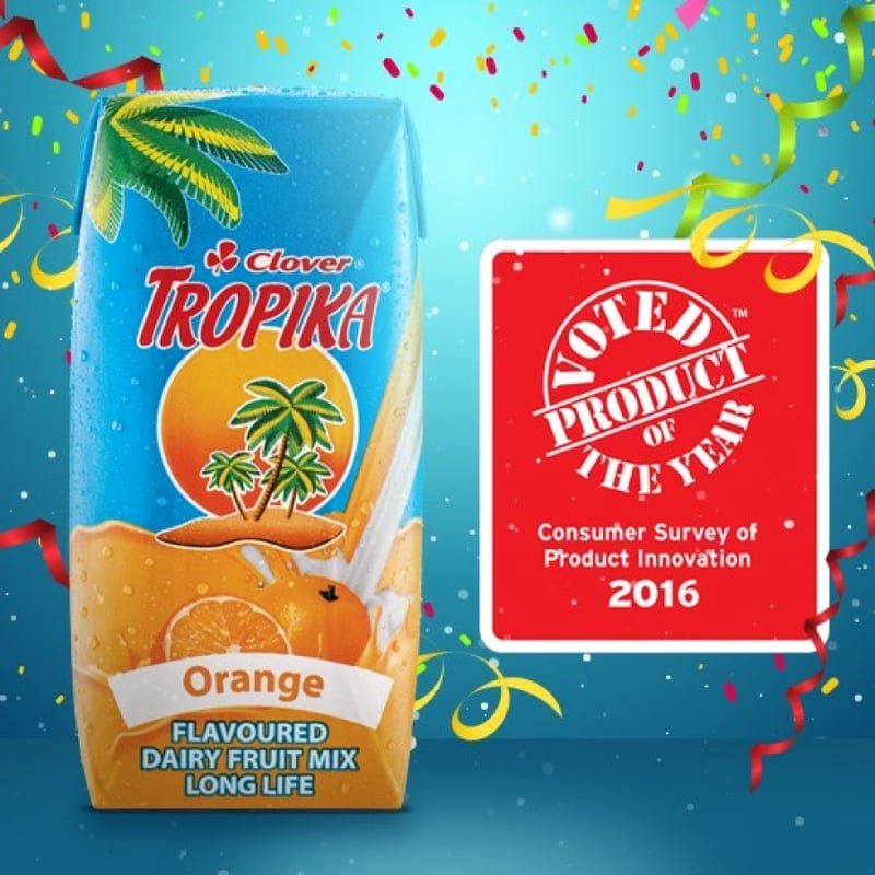 Tropika wins "Product of the Year 2016" Award