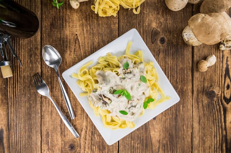 A delicious winter recipe: The Mushroom Pasta, from The Cellars-Hohenort