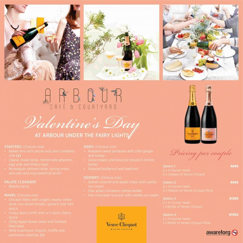 Valentine's evening under the Stars at Arbour Café