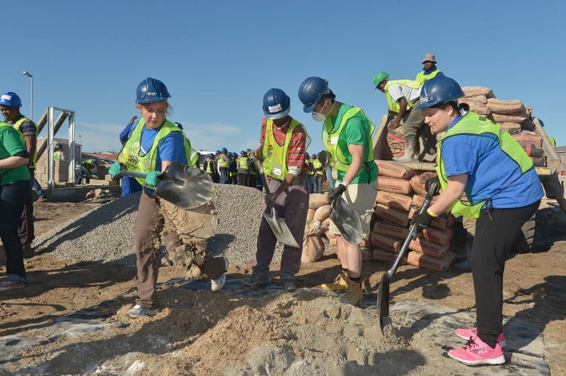 Habitat for Humanity And The Desmond Tutu International Build Week