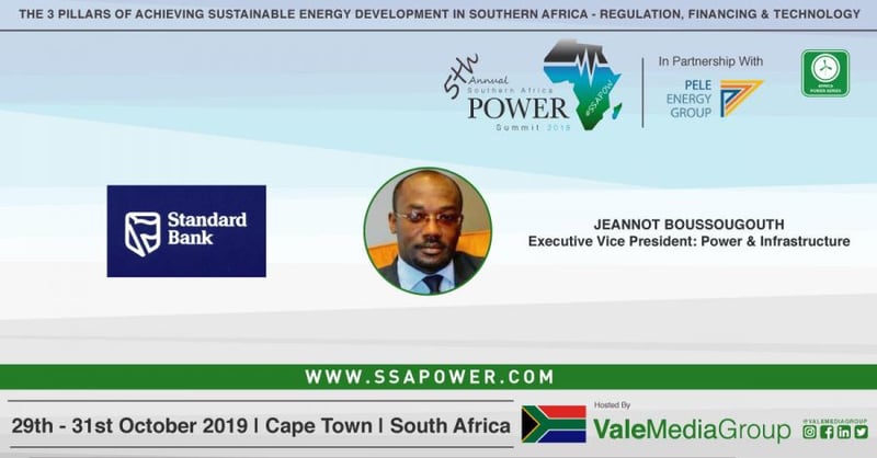 #SSAPOW19: Jeannot Boussougouth, Executive Vice President: #Power & #Infrastructure, Standard Bank Group joins the VIP delegation