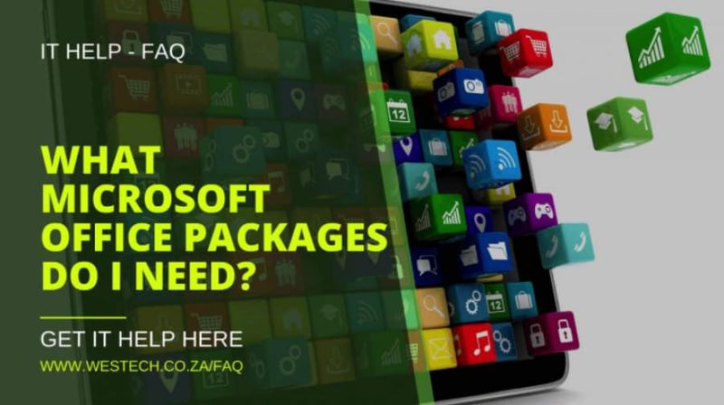 What MS Office Packages do I Need?