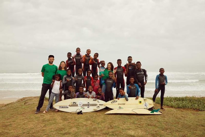 Watch the surfers and instructors of The Surfer Kids NPO kick up sand on the shores of Mossel Bay with their take on the Dance of Brave challenge