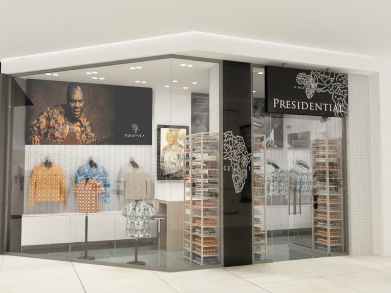 Opening of PRESIDENTIAL Store in NELSON MANDELA SQUARE, Sandton City, Johannesburg