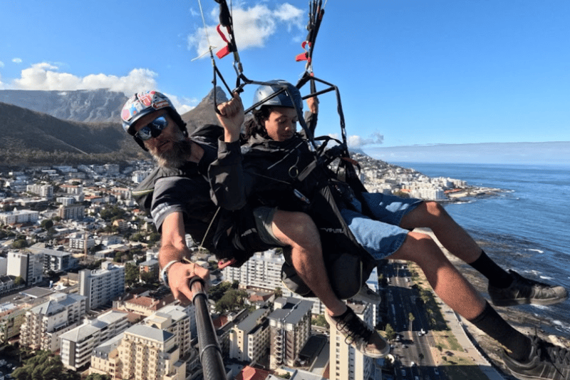 Soaring Above the City - The Freedom of Paragliding in Cape Town