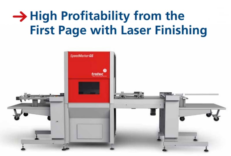 Trotec South Africa Presents a Brandnew Laser System for Cutting and Engraving High-volume Print Products - The SpeedMarker GS!