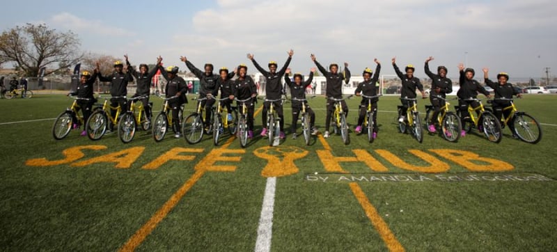 Bicycles add value to Diepsloot Safe-Hub