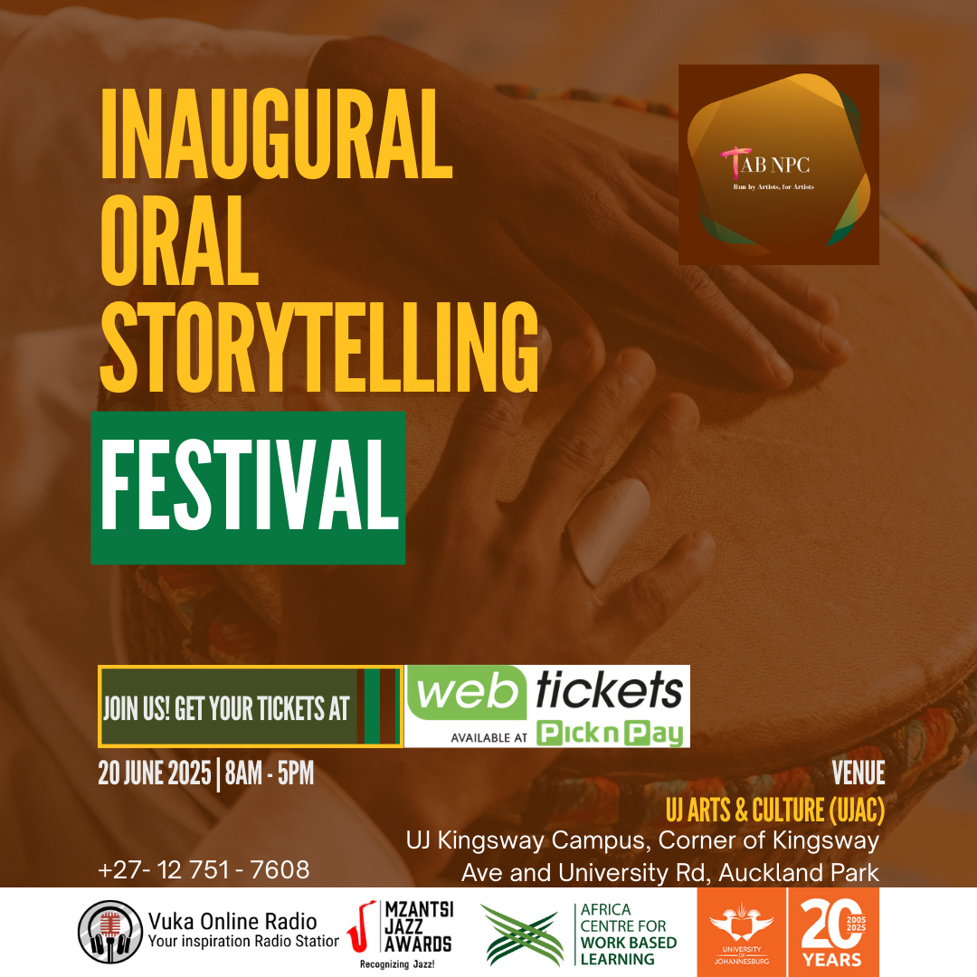 “Unleashing Voice: Join the Vibrant Oral Storytelling Festival at the University of Johannesburg – June 20, 2025!”