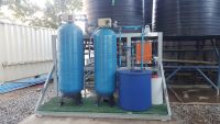 Clarifier and pump &amp; dosing skid for the river water treatment plant