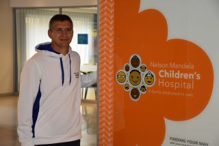 David Barnard visiting the Nelson Mandela Children&#039;s Hospital