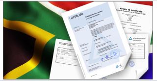 An image of the Quality Assurance System certification certificate issued to AVK                          Southern Africa in February 2019.