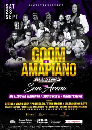 Gqom and Amapiano All Stars face off at The Sun Arena