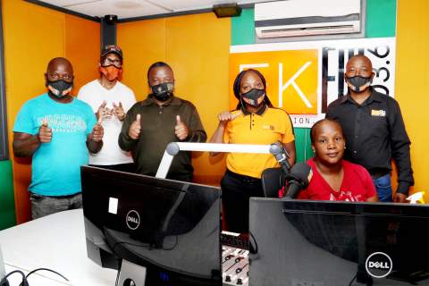  Trust Manager Makomane Ntabo visits the EKFM team