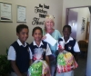 Superschools programme received a total of R105 500 back in vouchers since the launch of the programme. The Official reward voucher and lucky hamper draw handover at Brylin Independent Learning Centre from left; Caleb Miller, Calem Miller, Sandy Elliot (Principal) and Athandwe Poro.   