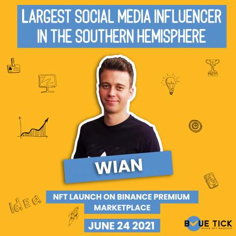 Wian van den Berg is set to launch his NFTs on 24 June 2021, only on Binance NFT