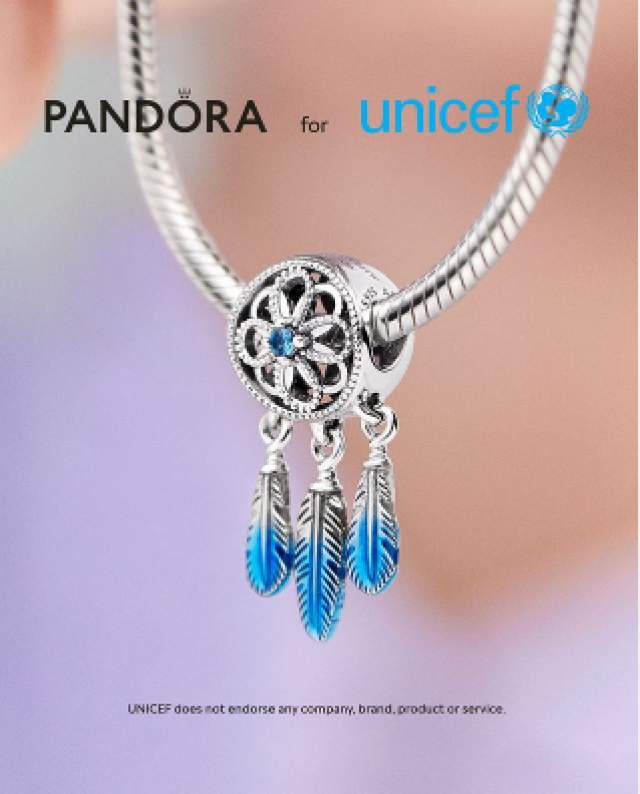 Pandora introduces new charm for change in support of UNICEF