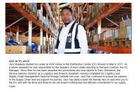 Logistics and Projects Assistant, Jack Mojapelo, AVK Valves