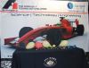 F1 model cars designed and manufactured by teams for the F1 in Schools Competition