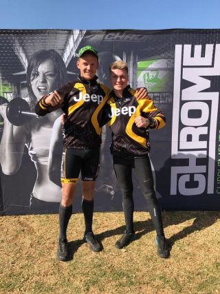 Jeep Team&#039;s Thomas Van Tonder and Jay Jay Deysel at the Beast Winter Challenge.