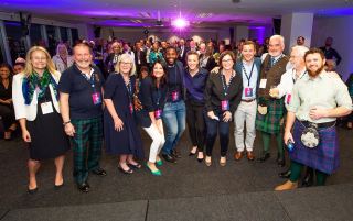 Africa Scotland Business Network founders with a few guests