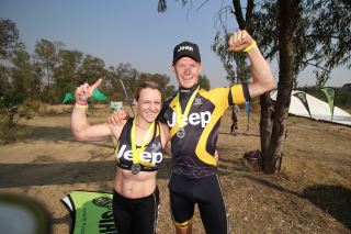 Jeep Team&#039;s Carina Marx  and Thomas van Tonder  Savage Beast Race Winners 