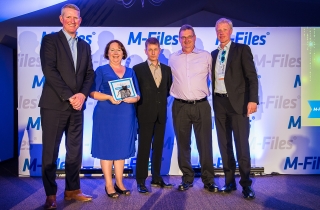 VM Consulting receives the Outstanding Achievement Award in Commitment, at the M-Files Partner Conference in Nicé, France.