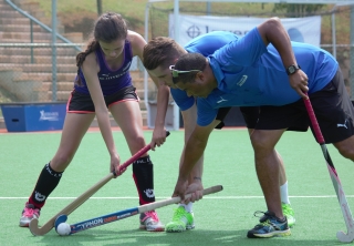 SA Men&#039;s Hockey coach, Fabian Gregory, and his assitant, Mike Benson, shared their expertise at the Investec hockey Academy held at Crawford College this past weekend.