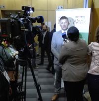 Nuclear expert Dr Anthonie Cilliers interviewed at last year&#039;s Nuclear Power Africa at African Utility Week