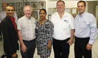 Puneet Dhamija, Ed Hatton, Phylicia Govender, Claude Trevisan and Nico Engelmohr