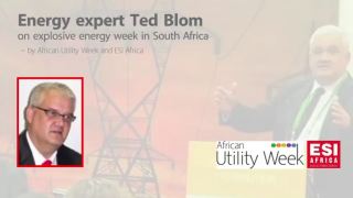 African Utility Week speaker and energy expert Ted Blom talks about explosive energy week in South Africa