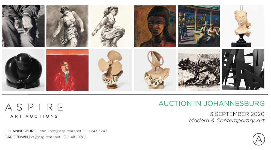 Aspire Art Auctions, 3 September, Johannesburg