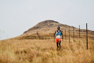 Thabang Madiba out on the 4 Peaks Course