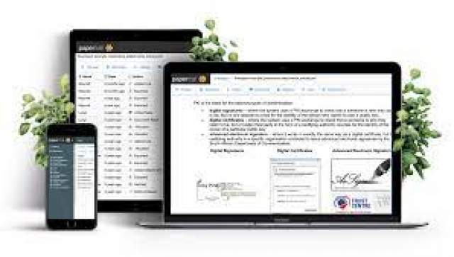 electronic signatures from papertrail in south africa