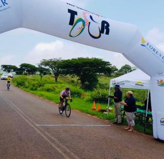 Stage 3_Final Prize-giving Results for the three day tour so far in the Category Juniors &amp; Vets_Best Young Rider, KOM (King of the Mountain) and Points_Travis Stedman (Rider 614)