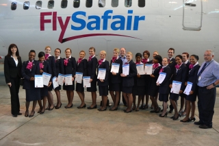 Newly certified FlySafair Crew