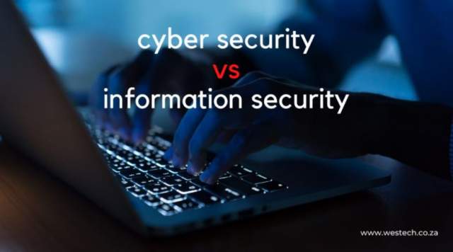 Cyber security vs information security