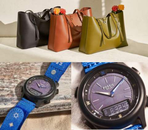 Introducing Pro Planet Collection By The Fossil Group Featuring Cactus Leather Totes &amp; Solar-Powered Watch