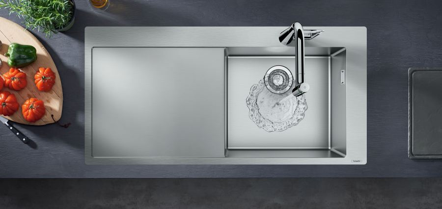 hansgrohe kitchen sink