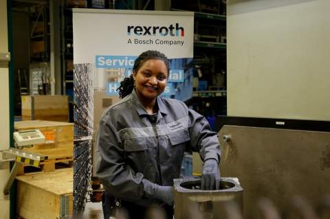 Melvis Wachira, recently appointed Sales Manager, Bosch Rexroth     Kenya