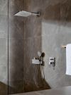 Metropol mixer and Raindance E overhead shower