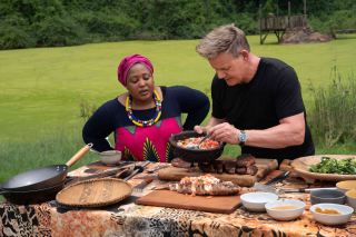 Gordon Ramsay with Chef Zola Nene in South Africa