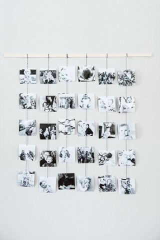 Creating a sentimental photo memory wall for your wedding!