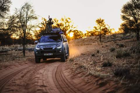 Taking roads unchartered by Google Street View with Dunlop Grandtrek.