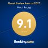 Mont Rouge Guest House received a Guest Review Award from Booking.com 2017