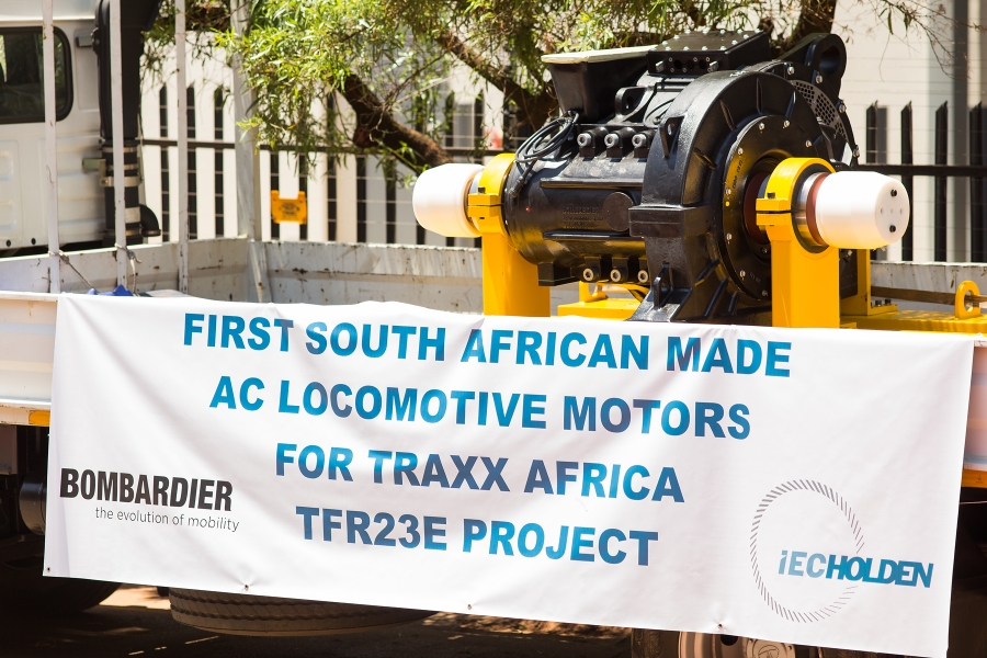 First South African Made Ac Locomotive Motors For Traxx Africa Tfr23e Project