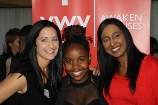 L-R_Melissa Storey (First Car Rental), Itumeleng Ndaba (student), and Koo Govender (CEO of VWV Group)