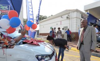 Ulundi Grandad wins a 1.4 Polo Vivo for his granddaughter