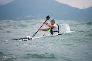 Jeep Team&#039;s Hank McGregor finished second in the World Surfski Series race, the Perth Doctor. 