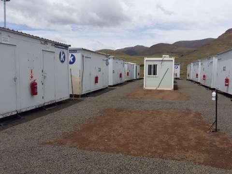 Kwikspace supplied 40 prefabricated buildings to a remote accommodation in Lesotho, in under six weeks.